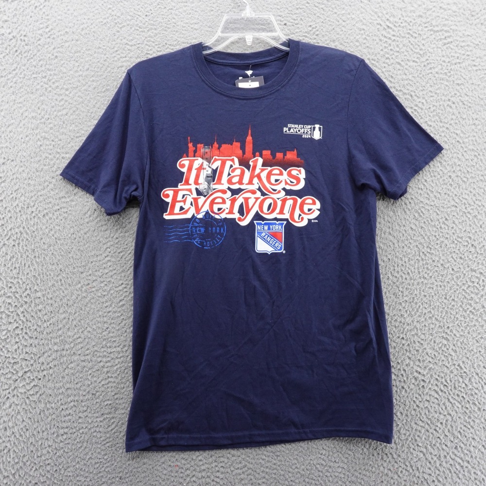 New York‎ Rangers Stanley Cup Playoffs 2024 NHL Fanatics TShirt Medium